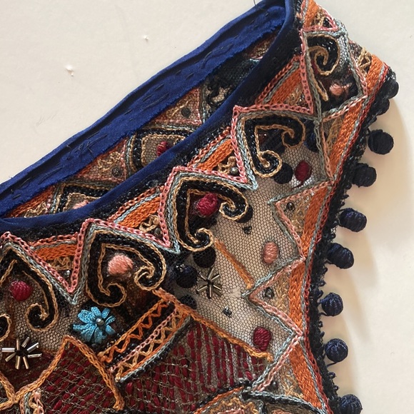 Vintage Antique handmade cropped bolero vest top - Picture 13 of 16